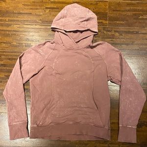 Lululemon Scuba Hooded Pullover Pink Tie-dye Sz 4